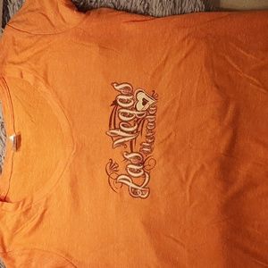 Las Vegas Orange Tee Size Large